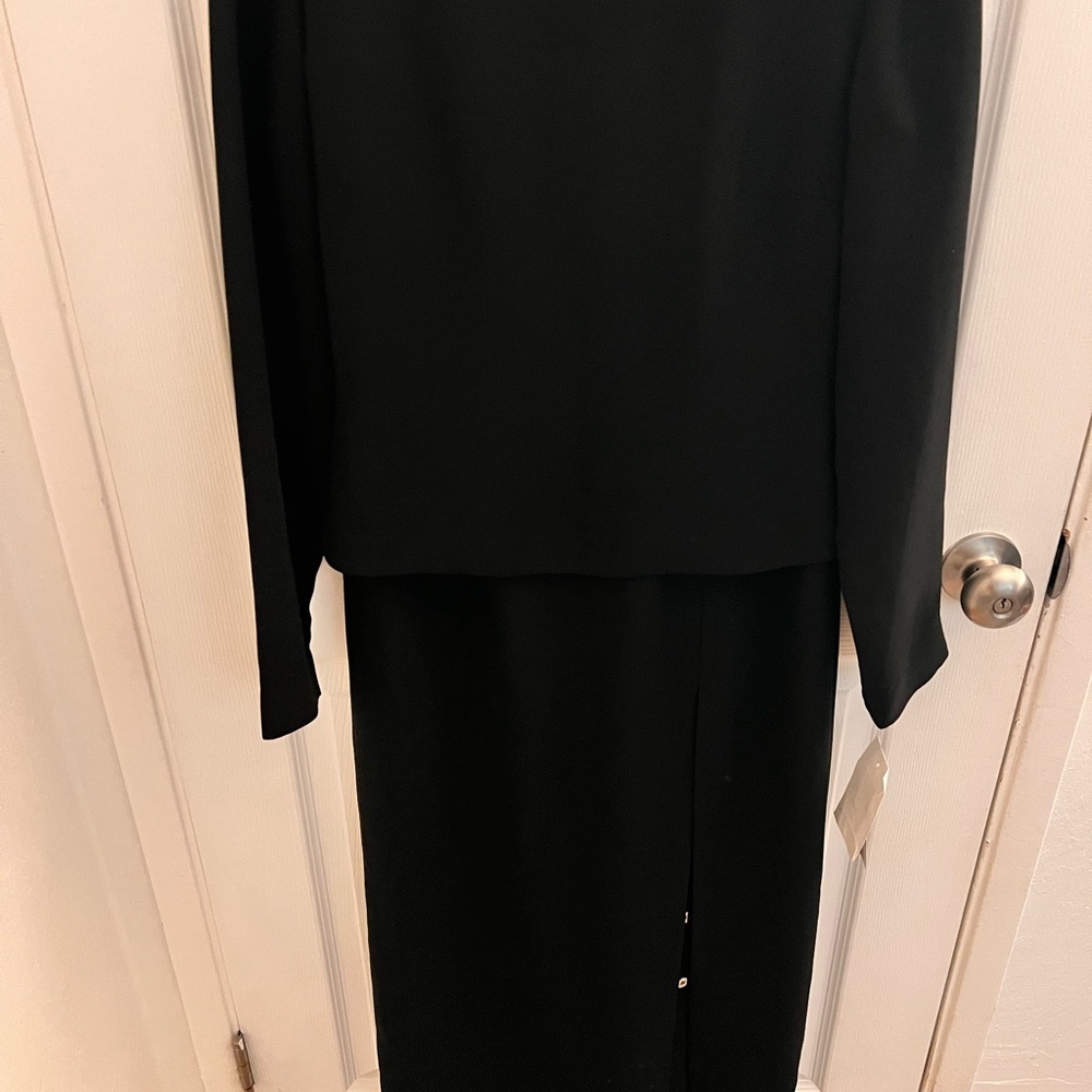 Jones New York Women's Midi Black dress